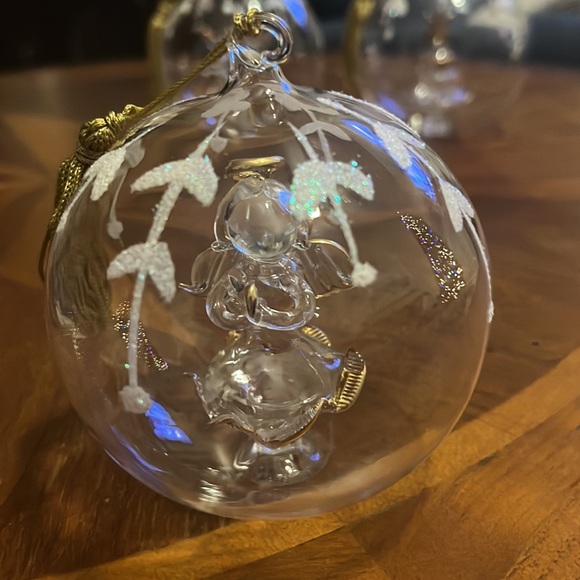 Lenox Crystal Windsor Ornaments  set of 3 - Picture 3 of 11